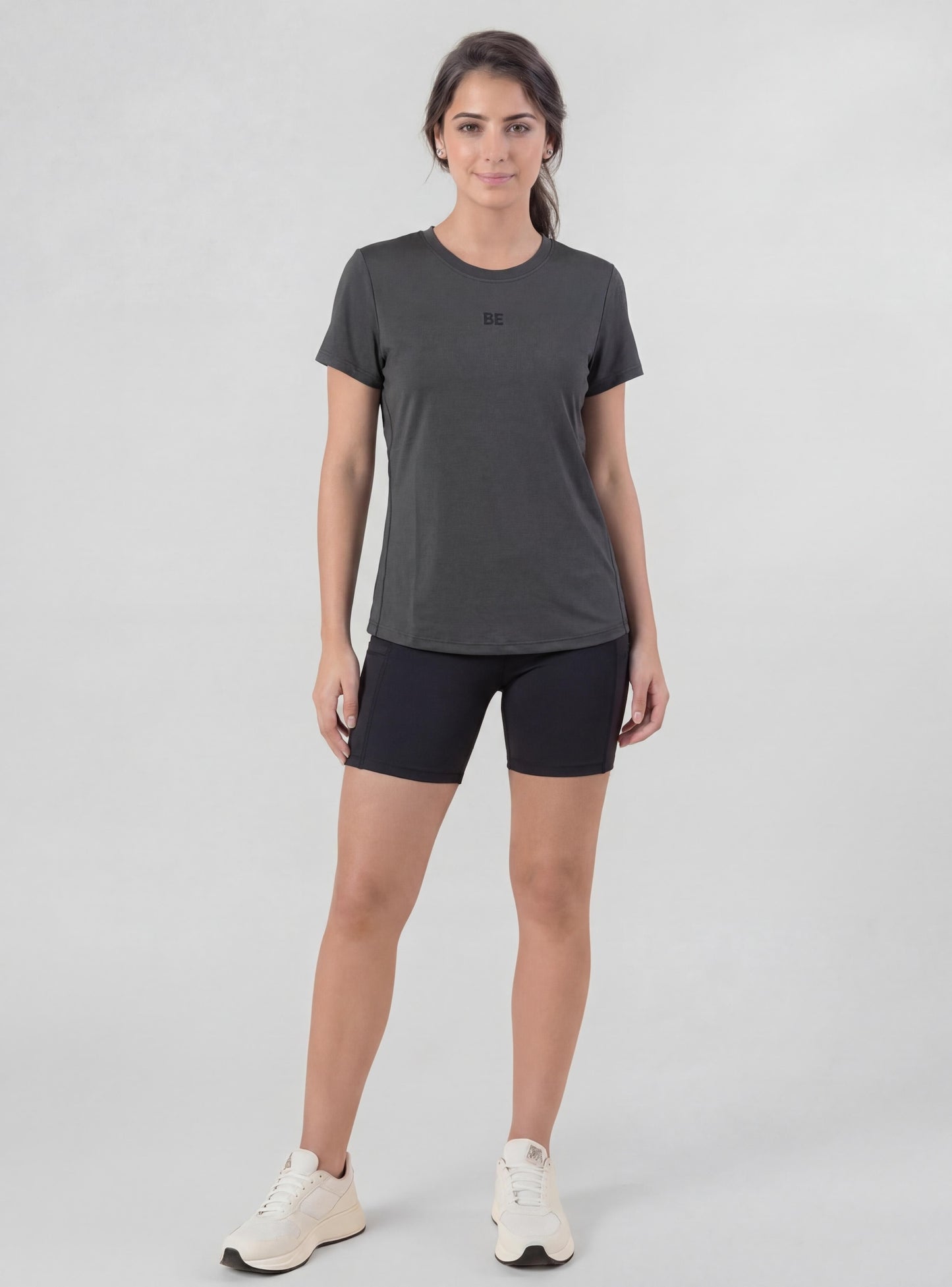 Polera Celestina color gris oscuro