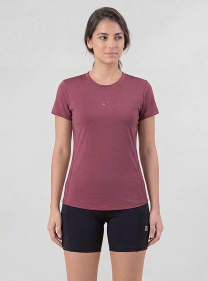 Polera Celestina color rosado oscuro