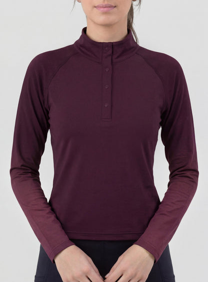 Polera Antonella color burdeo