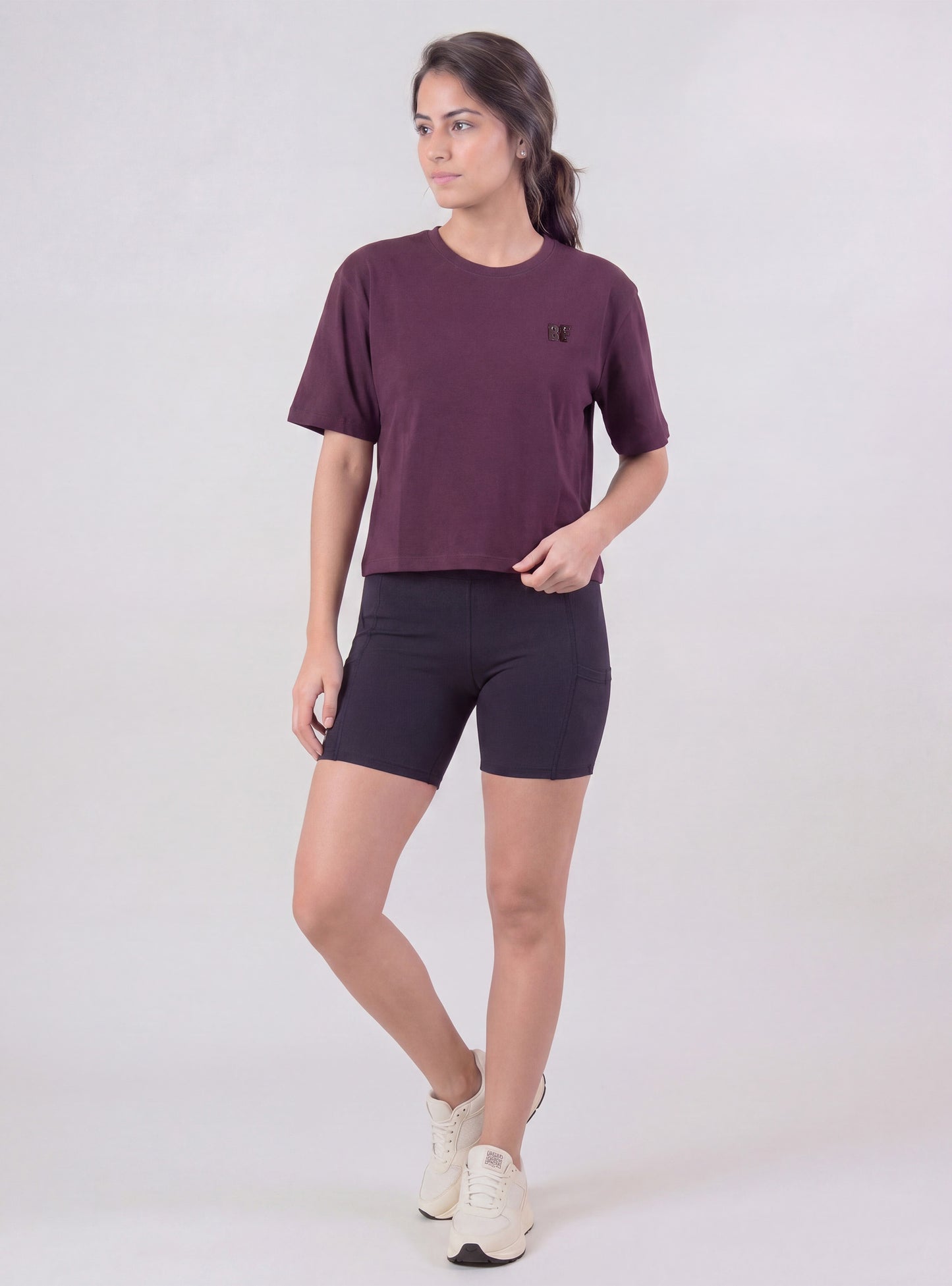 Polera Loisa color burdeo