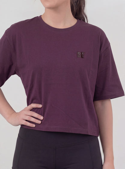 Polera Loisa color burdeo